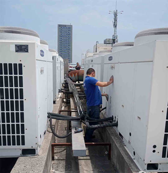 登封中央空调制热和不制冷系统维修方法